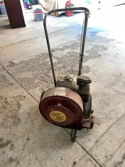 Giant Vac Hi Power Parking Lot Blower, Briggs and Stratton, has compression, not fully tested