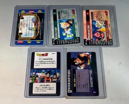 Dragon Ball Z Heroes lot of 5 #4 has a crease