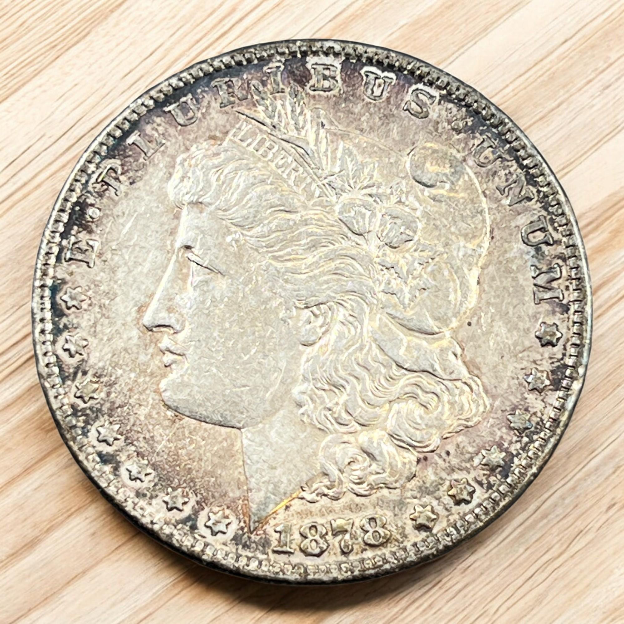 1878-S Morgan Silver Dollar, 90% Silver