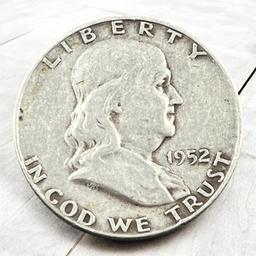 1952-D Franklin Half Dollar, 90% Silver