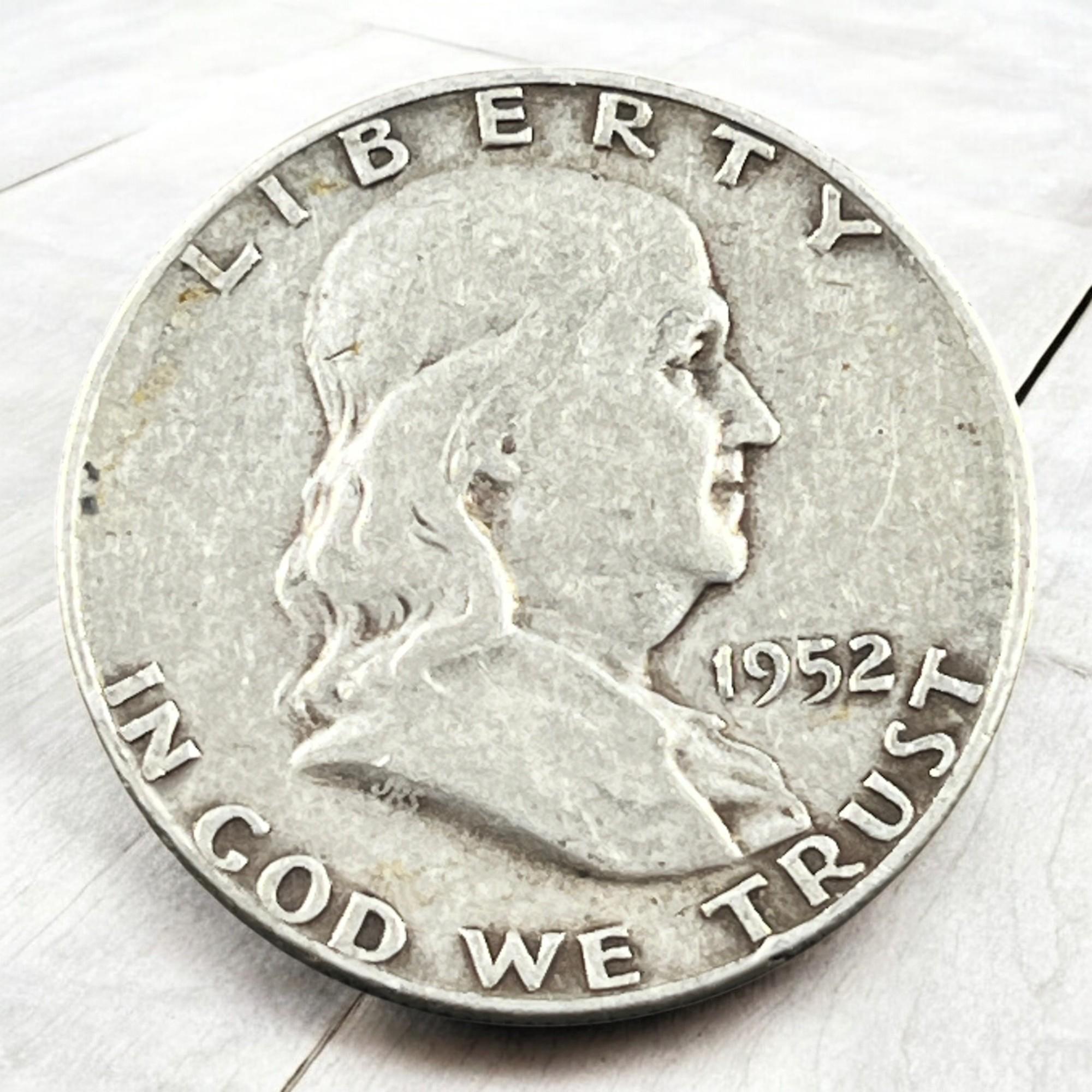 1952-D Franklin Half Dollar, 90% Silver