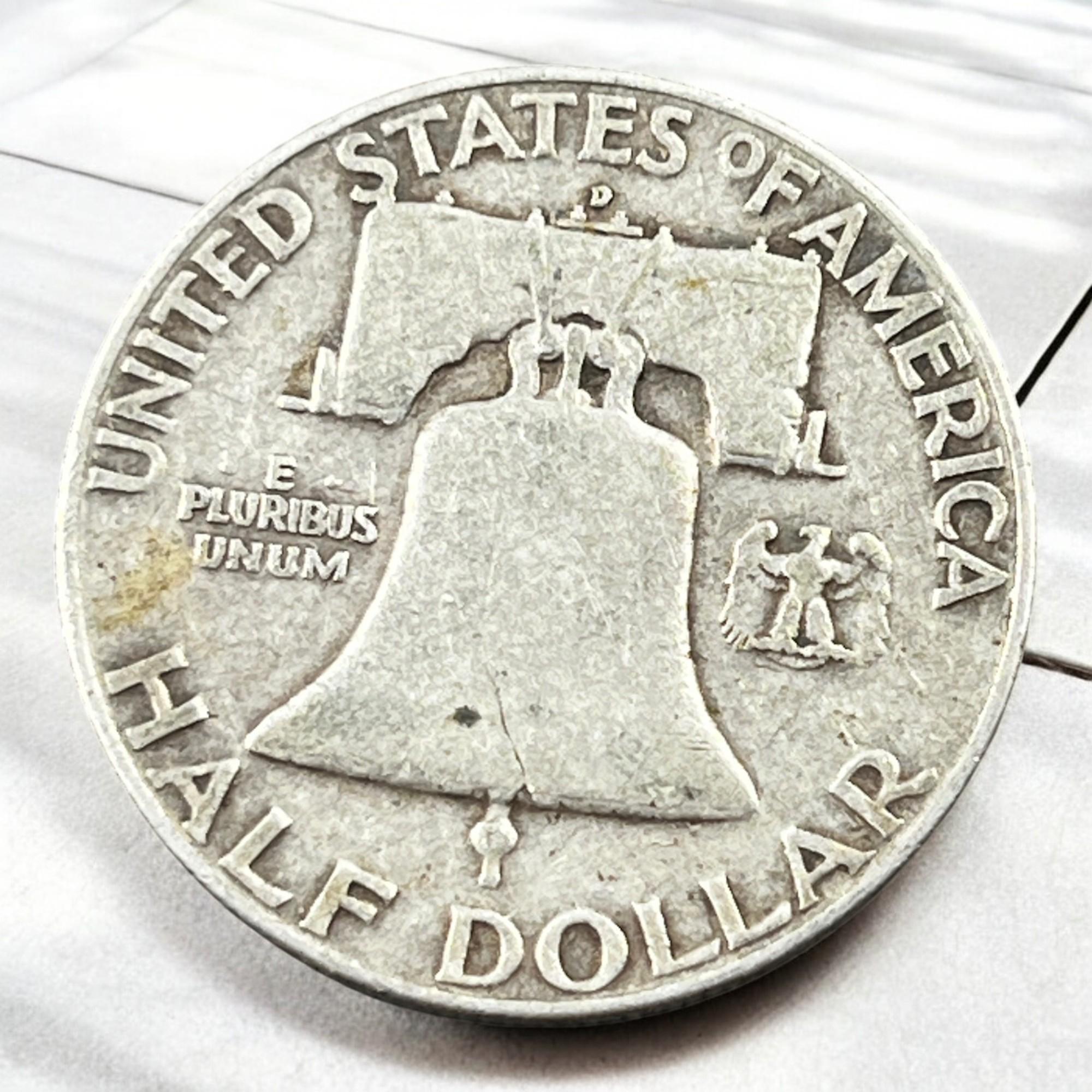 1952-D Franklin Half Dollar, 90% Silver