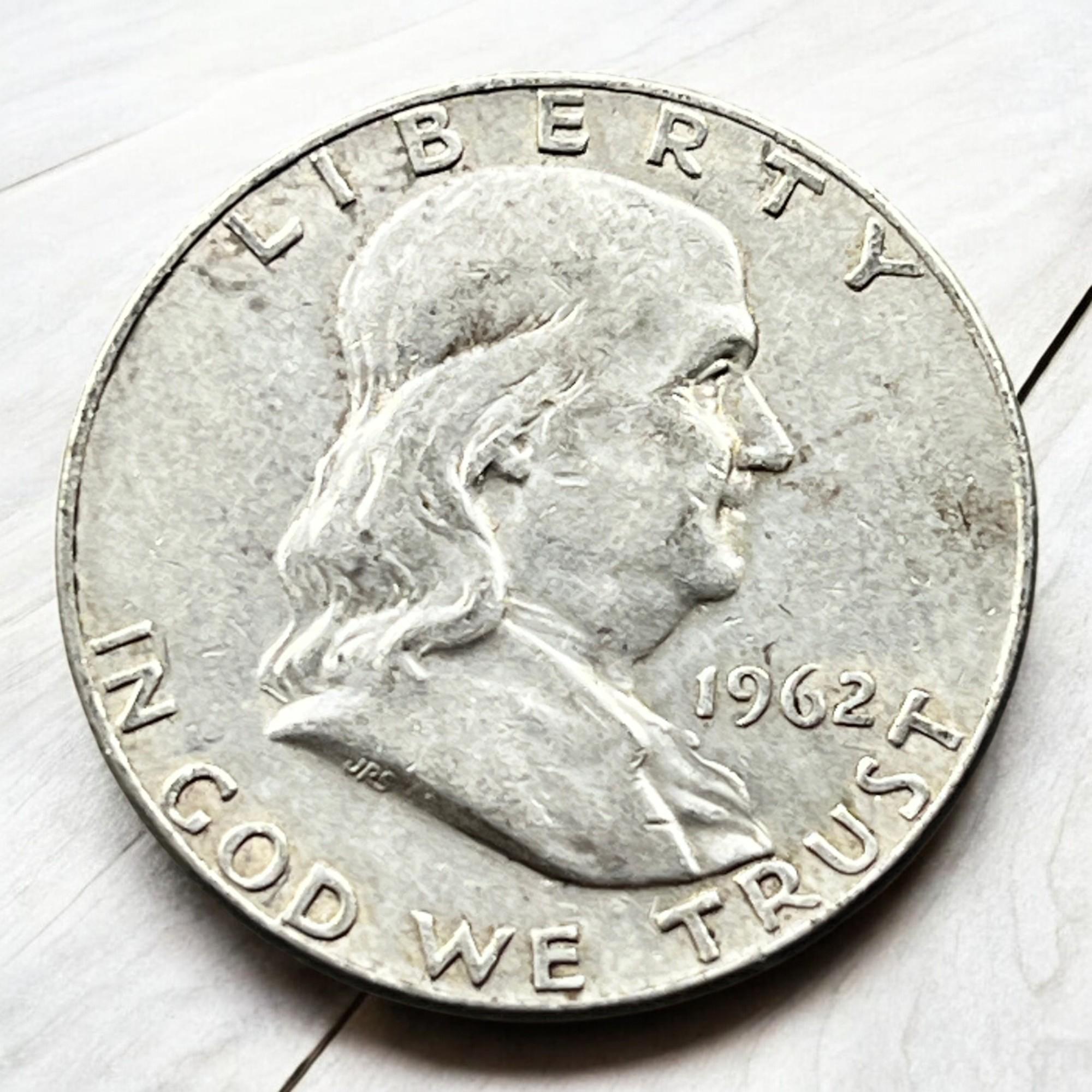 1962-D Franklin Half Dollar, 90% silver