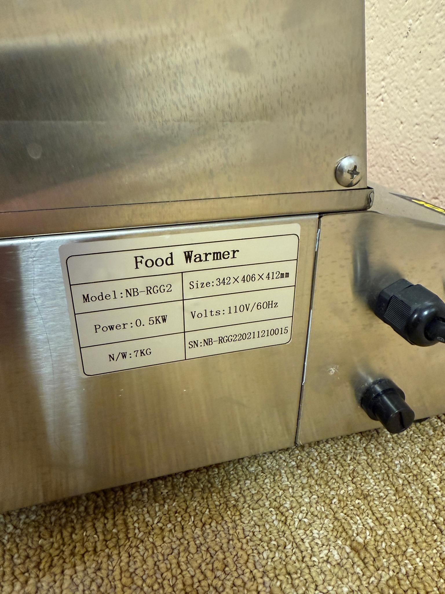 Vevor Countertop Hot Dog Warmer, appears unused