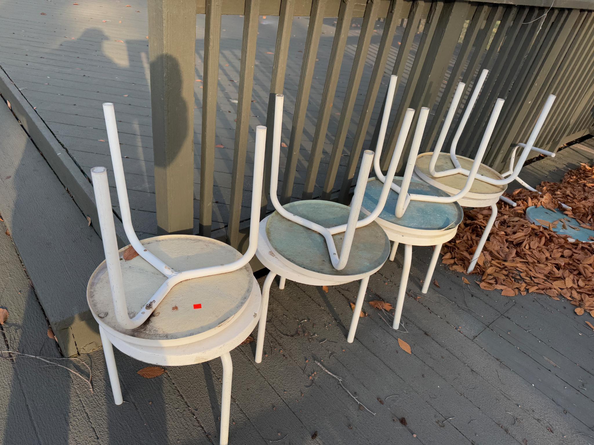 8- Small Tables w/ Fiberglass Top, sells times the money