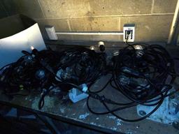 3 strands Tent Lights w/ replacement bulbs, tested working