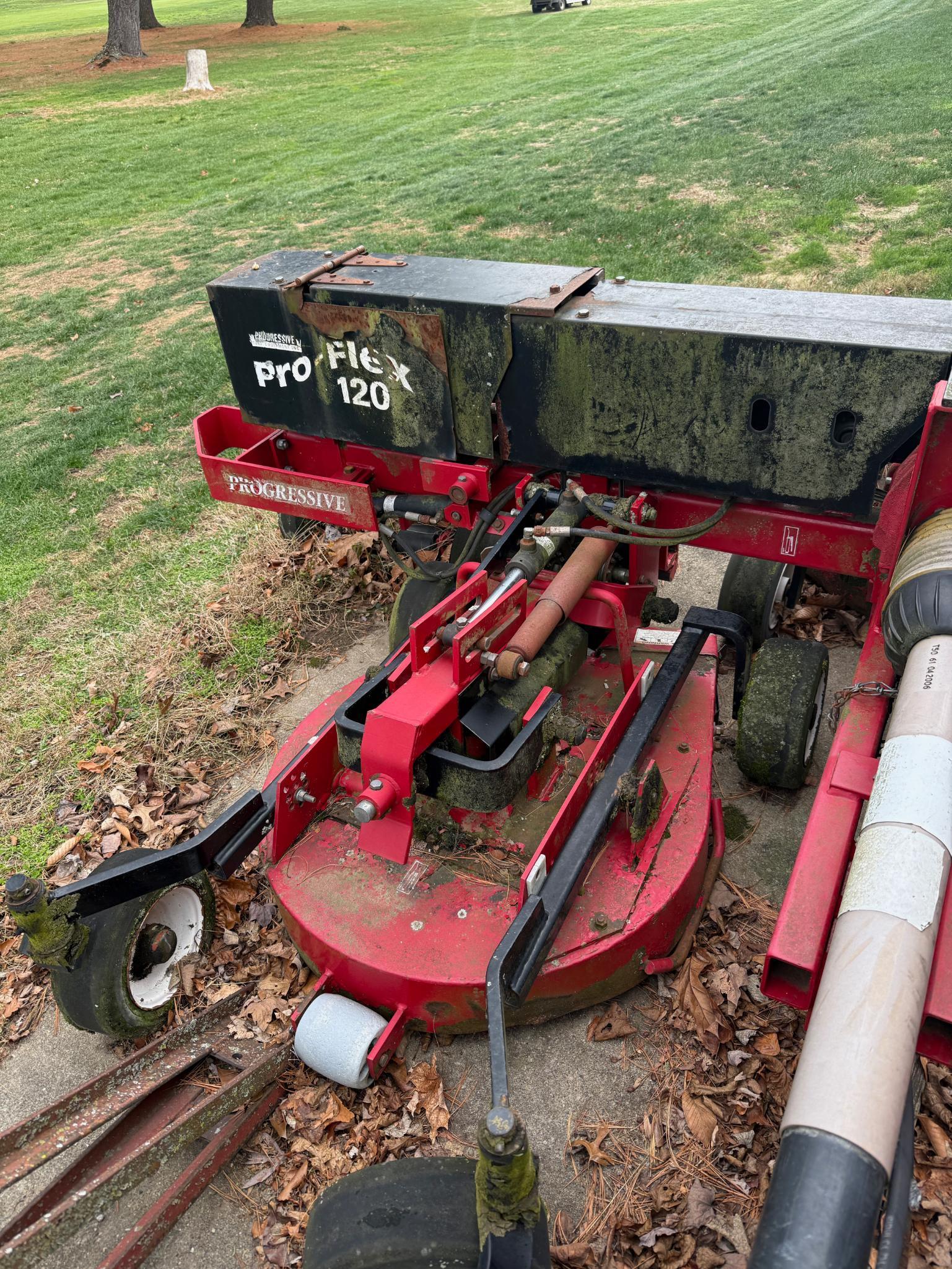 Progressive Pro Flex 120 Contour Rotary Mower, 10' Cut, PTO/ V Belts Powered