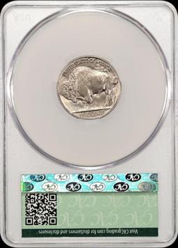 1935 Buffalo Nickel in CAC MS64 holder