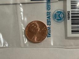 2019-W West Point Special Edition Lincoln Cent w/ Mint Enevelope