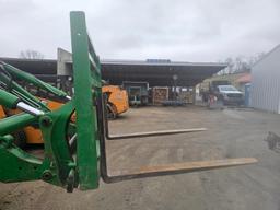 Fork for JD Tractor w/ quick attach frame, TRACTOR AND BOOM NOT INCLUDED