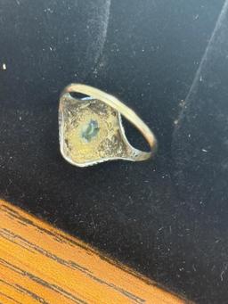 10K A&S stamped gold ring, size 6, weighs approx 1.67 grams