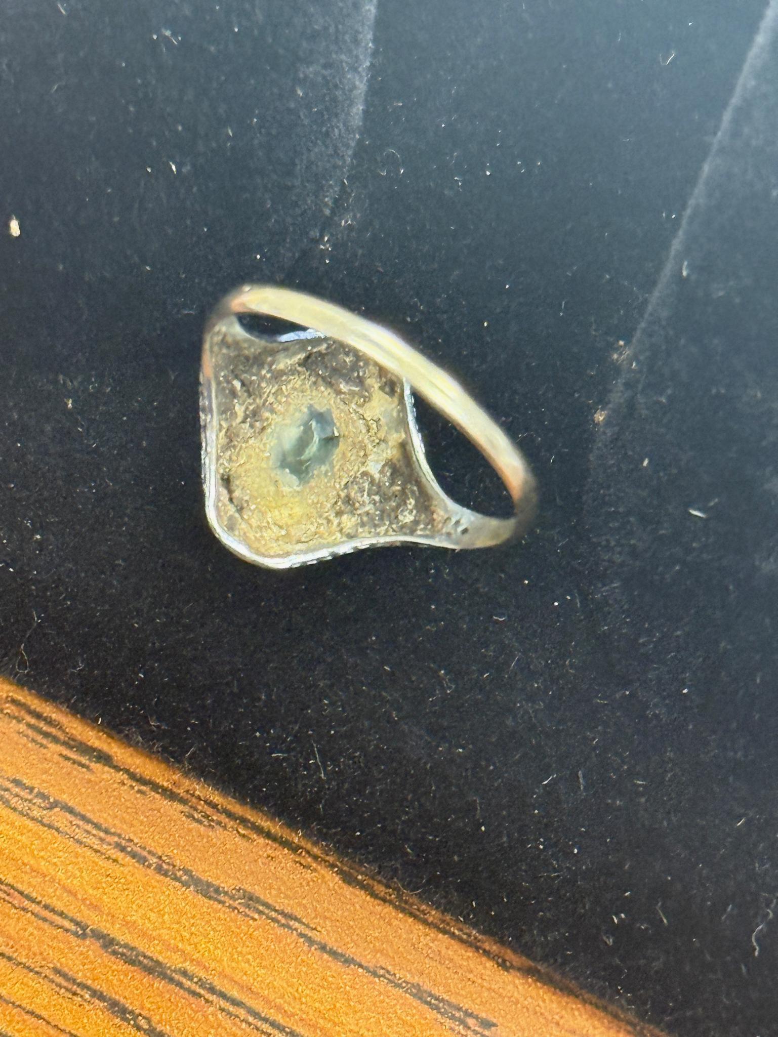 10K A&S stamped gold ring, size 6, weighs approx 1.67 grams