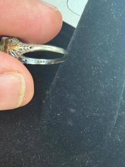 10K A&S stamped gold ring, size 6, weighs approx 1.67 grams