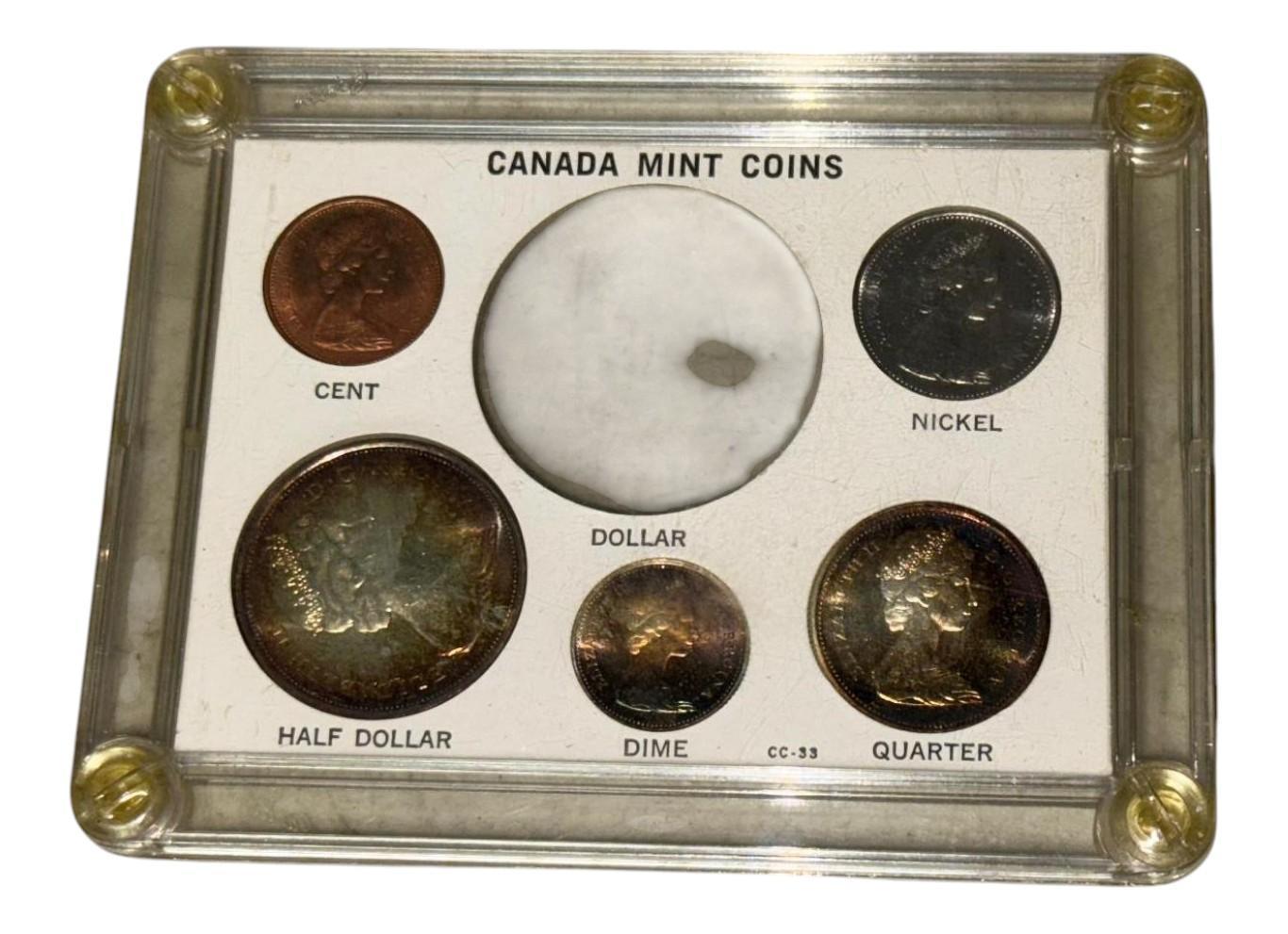 Partial 1965 Canada Mint Set w/ some Silver coins