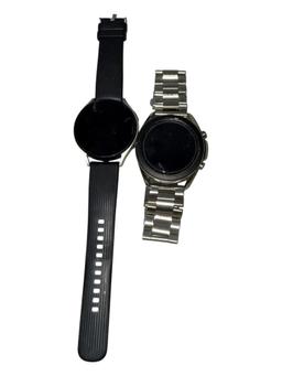 2- Samsung Smartwatches, no chargers, unknown condition