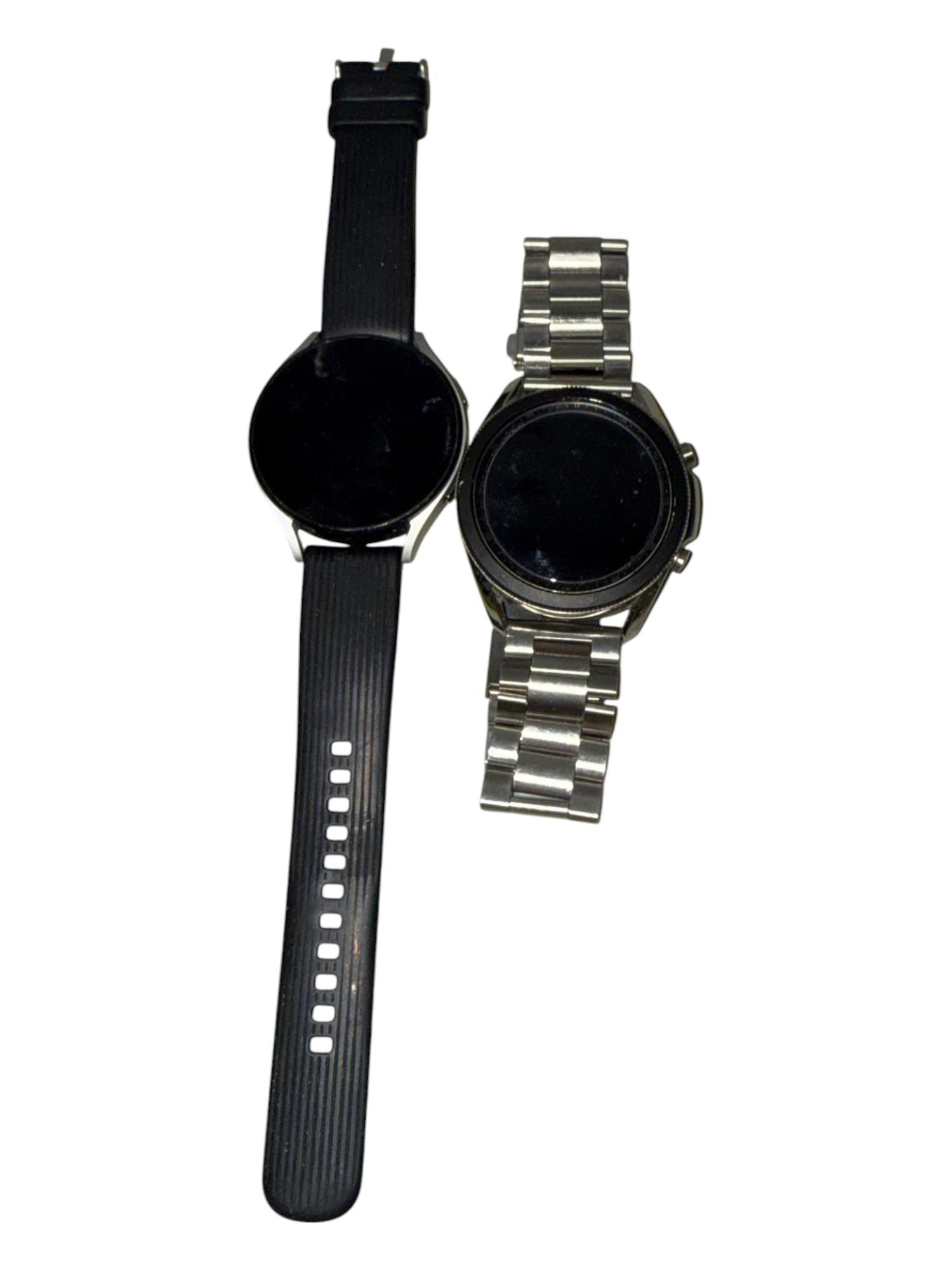 2- Samsung Smartwatches, no chargers, unknown condition