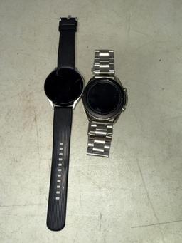 2- Samsung Smartwatches, no chargers, unknown condition