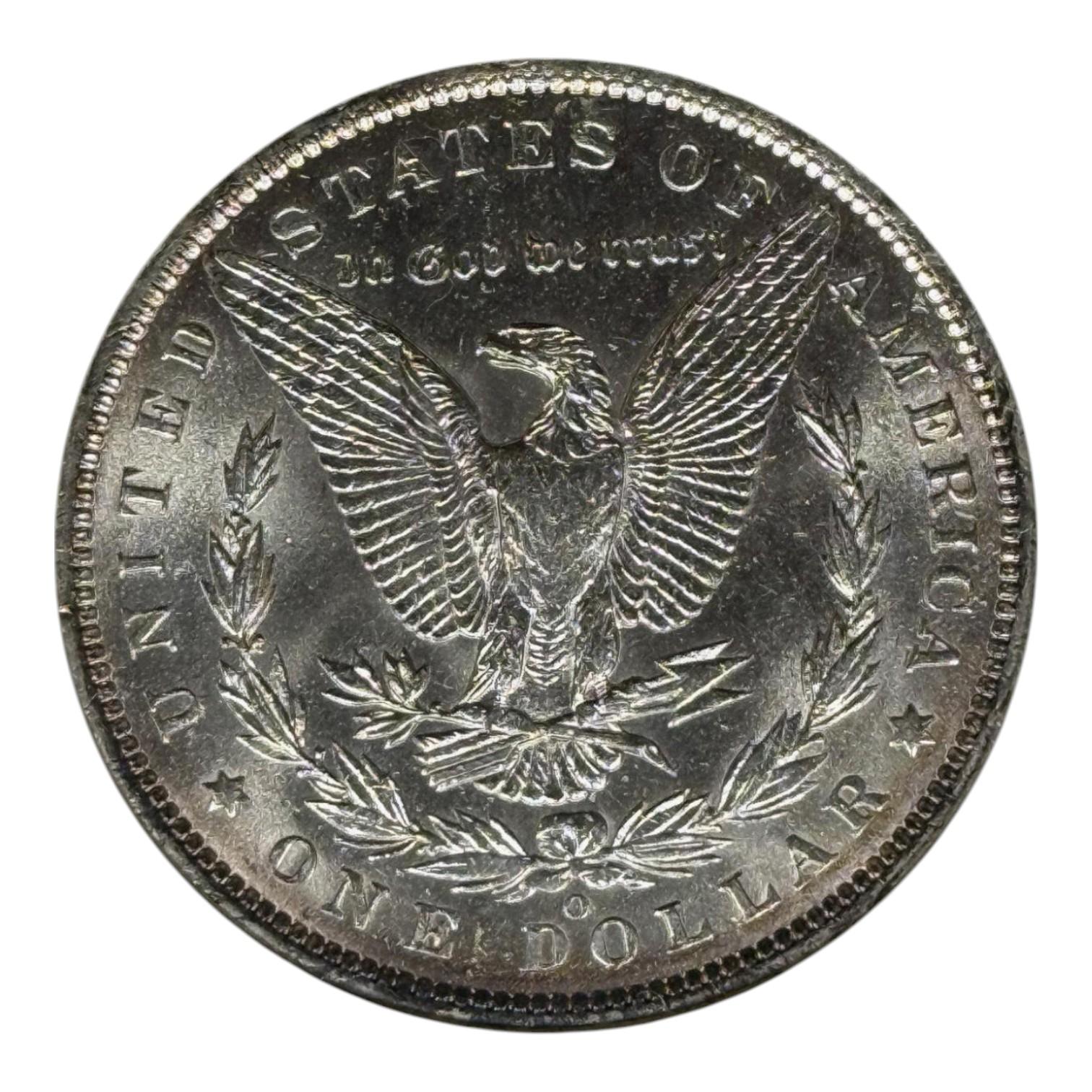 1888-O Morgan Silver Dollar in MS61 ANACS Soapbox Holder, DDR VAM 9 Top 100