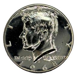 1968-S Proof Half Dollar, 40% Silver