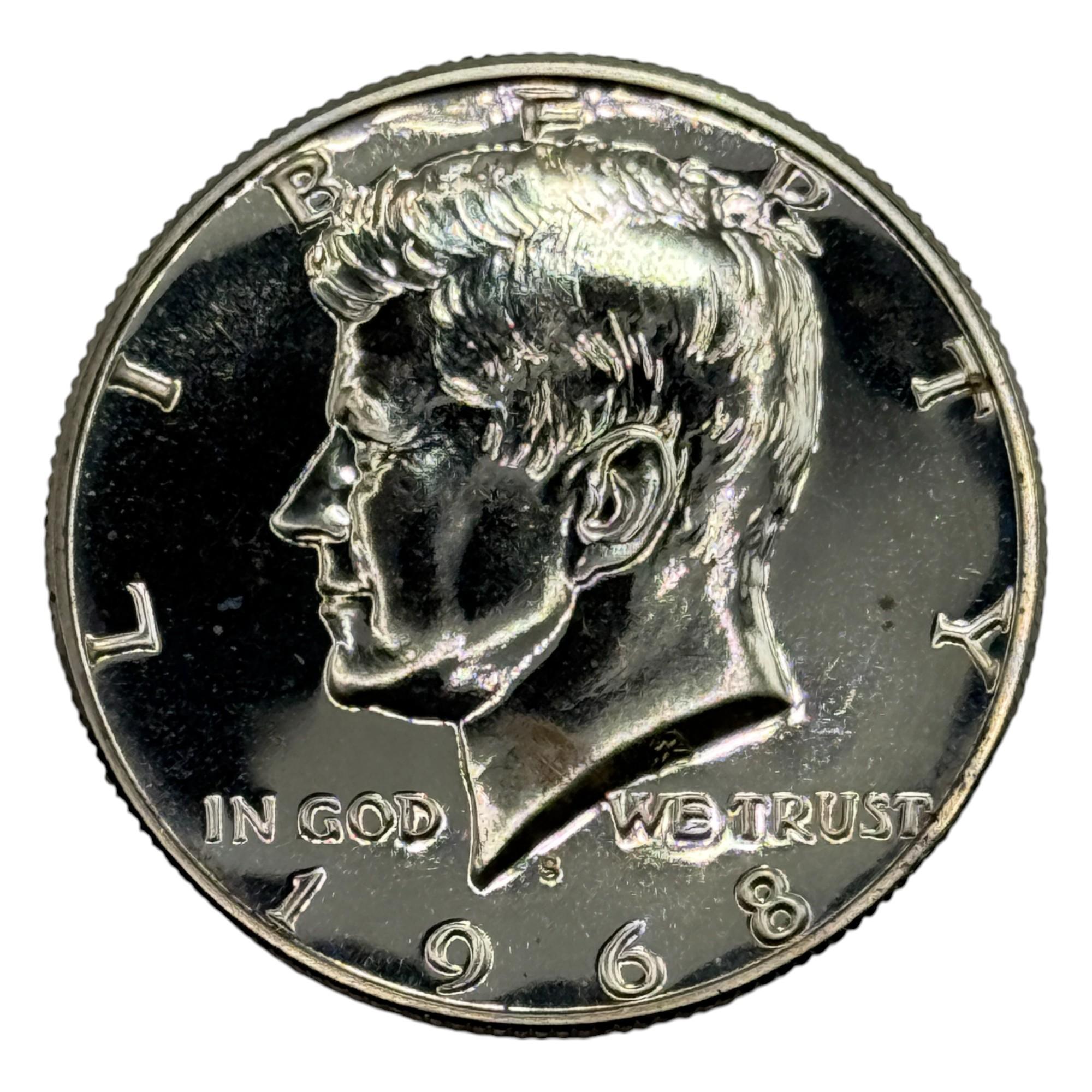 1968-S Proof Half Dollar, 40% Silver
