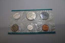 1963 P and D US Mint Proof Set, includes 6 SILVER Proof Coins