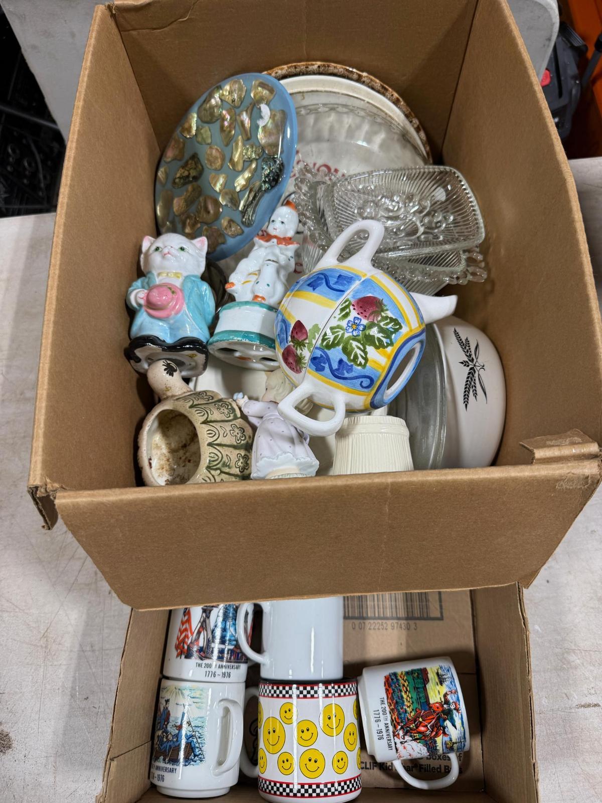 Kitchenware Figurines cups misc