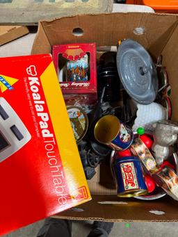 Budweiser stein, vintage toy, misc