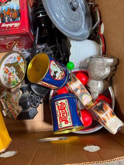 Budweiser stein, vintage toy, misc