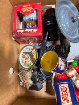 Budweiser stein, vintage toy, misc