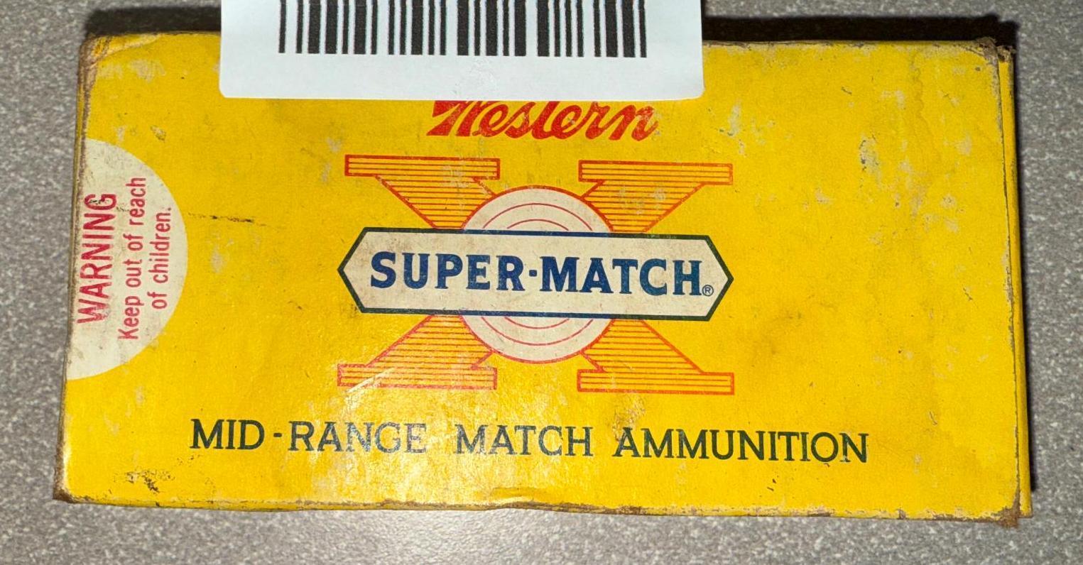 Box of 38 special Match Ammo, clean cutting