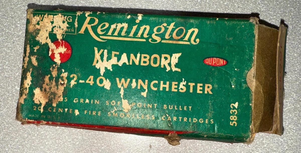 20 round box of 32-40 Winchester