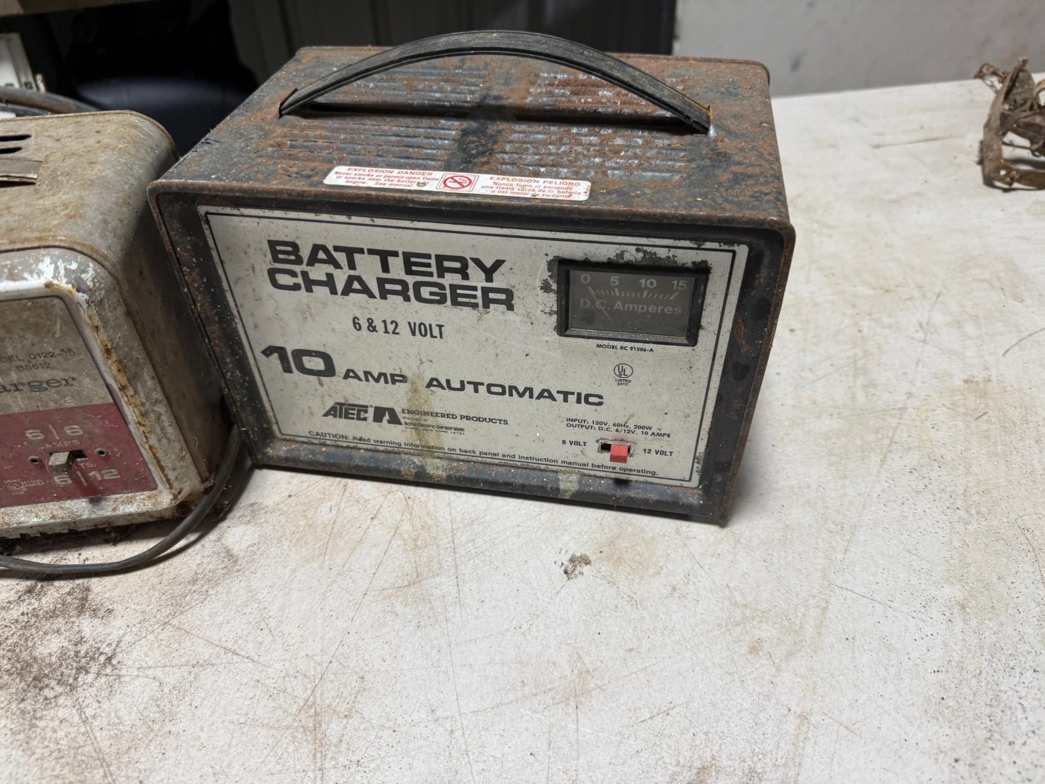 2- battery chargers