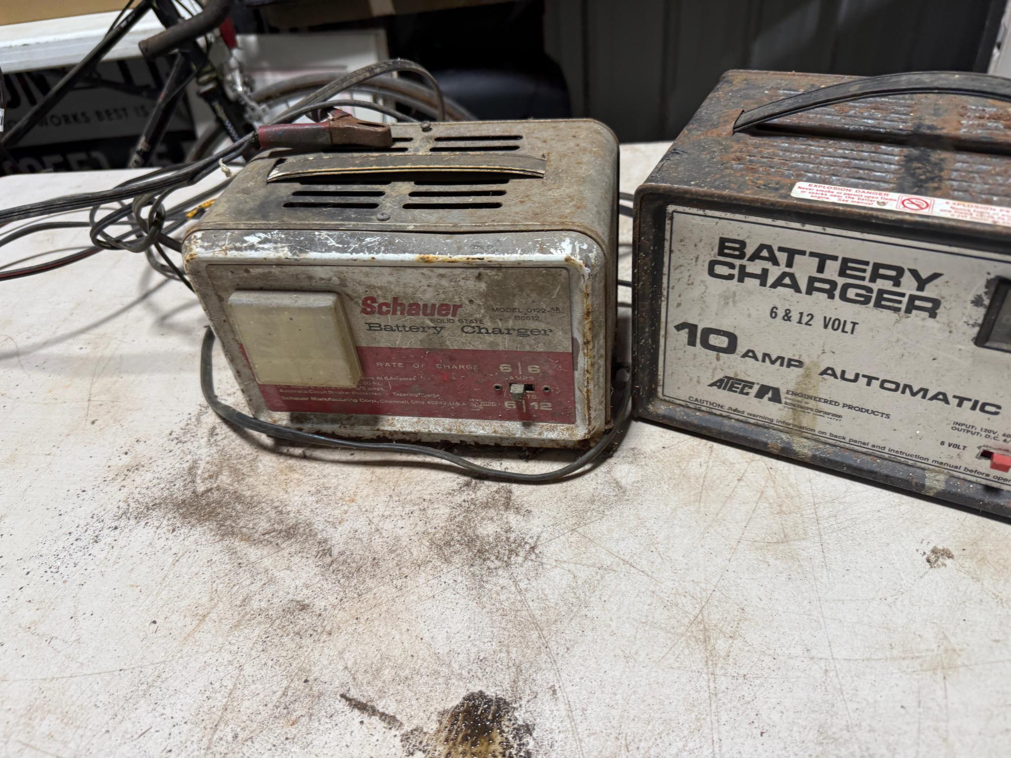2- battery chargers