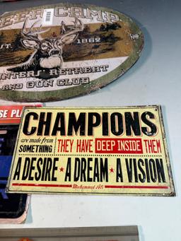 Signs and License plates, varying condition
