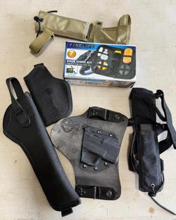 Asst Knife sheaths and holsters