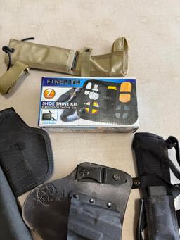Asst Knife sheaths and holsters