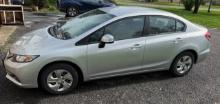 *SEE VIDEO* 2013 Honda Civic Sedan, 93k Miles, VIN: 19XFB2F58DE083316, TITLE WILL TAKE 30-45 DAYS