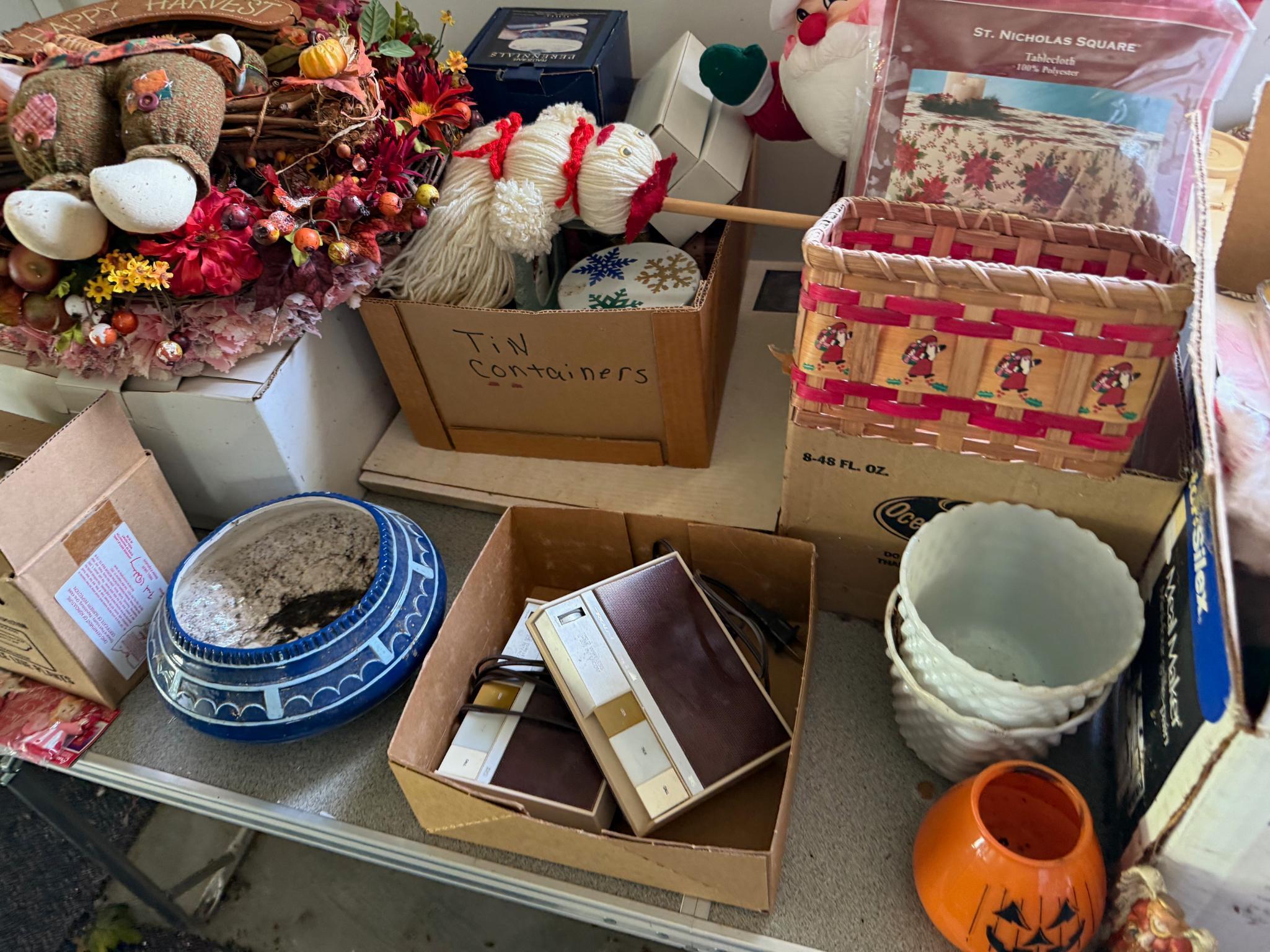 Decor, Misc Mostly Holiday Table not included
