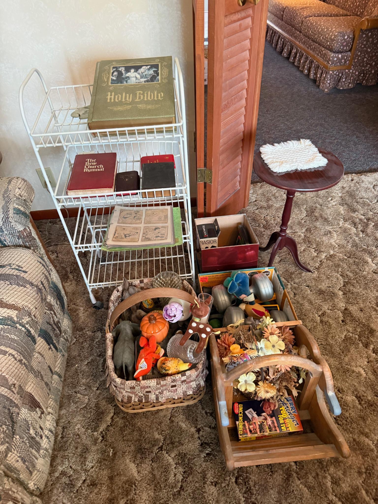 Home Decor, misc., weights, games, Religious books and more