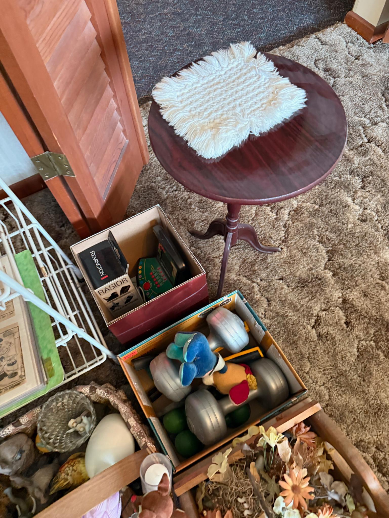 Home Decor, misc., weights, games, Religious books and more
