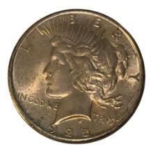 1925 Peace Silver Dollar, 90% silver