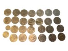 Ike Dollars - 26 total includes some Bicentennial & Bicentennial Quarter and Half