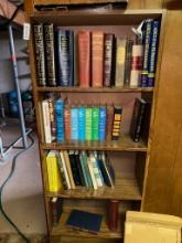 Bookcase and contents 25" w x 65" t