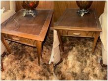 Pair of End tables, 28" x 22" x 20" tall