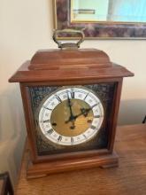Hamilton Mantle Clock, no key, has 25th work anniversary tag on it