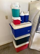 Cooler lot - 7 pieces