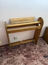 Shelf and Quilt rack 34" L