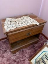Wooden Night stand 25"w x 22"T