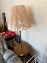 Table lamp, 59" tall works