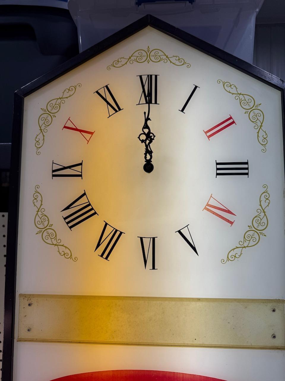 LOCAL PICKUP ONLY- Dr. Pepper Clock, Works as it should, 40 inches tall, 20 inches wide